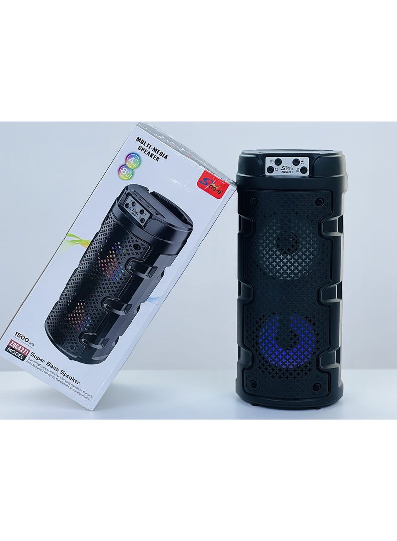 SING-E ZQS4271 Portable Multimedia Speaker with RGB LED Lights & Super Bass - Image 4